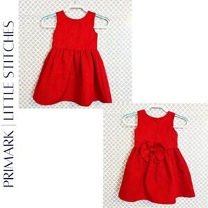 Little Stitches Sleeveless Red Dress Girl’s size 5